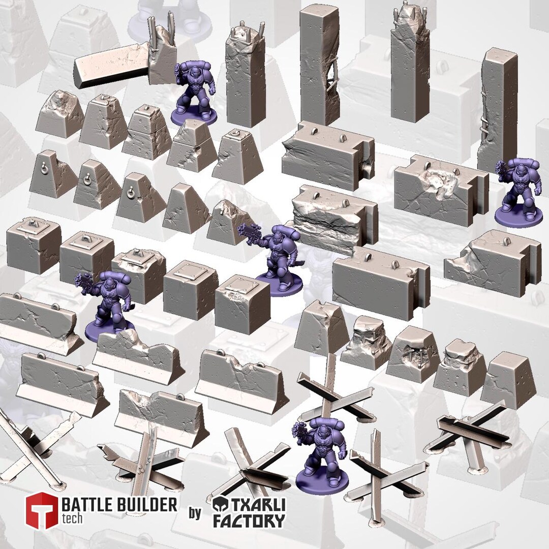 Obstacles of War – Modular Sci Fi Tabletop Terrain for 28mm Wargaming ...