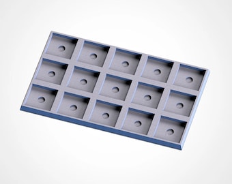 20mm Square to 25mm Square Adaptor Trays - Txarli Factory Designs