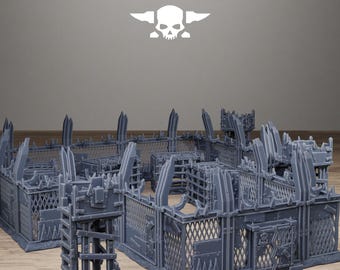 Orkaz Prison - Modular Resin Prison Complex Terrain for Sci-Fi Wargaming - StationForge