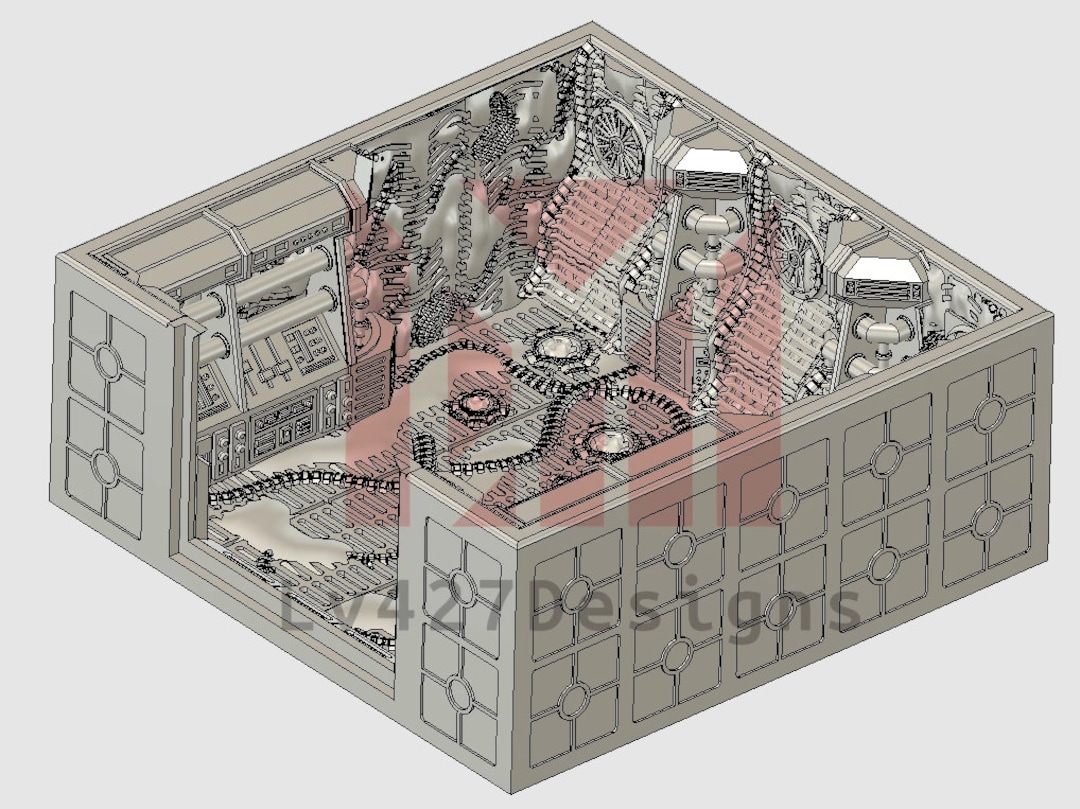 Alien 2-way Straight Corridor LV-427 Designs - Etsy
