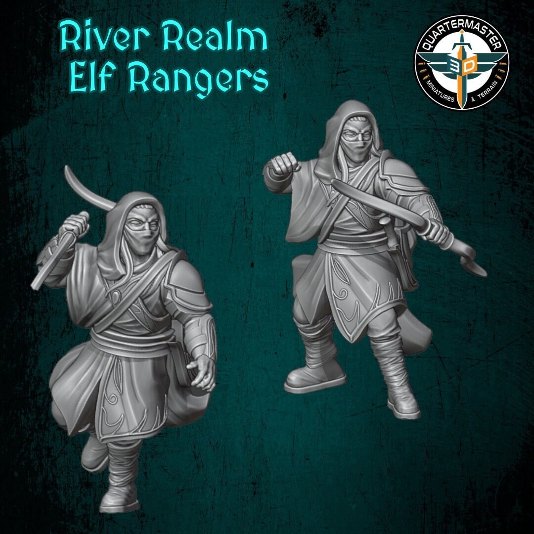Elf Rangers - Elves and Men - Quartermaster 3D - Etsy