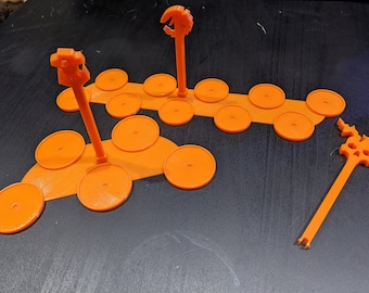 SnapTrays - Magnet ready movement trays with interchangeable handles
