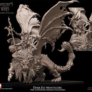 Dark Elf Manticore - Avatars of War