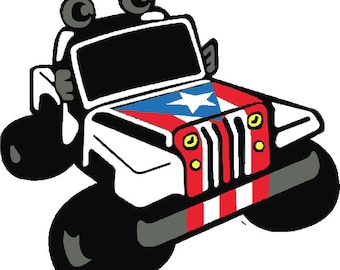 Puerto Rico flag vinyl stickers-decals #43
