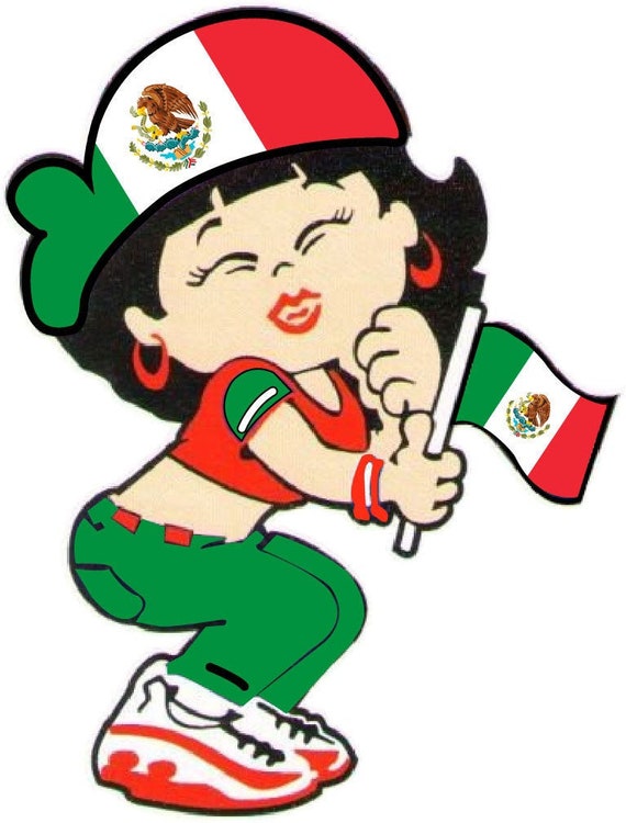 MEXICO Flag vinyl stickers-decals, Calcomania Chica Mexicana.