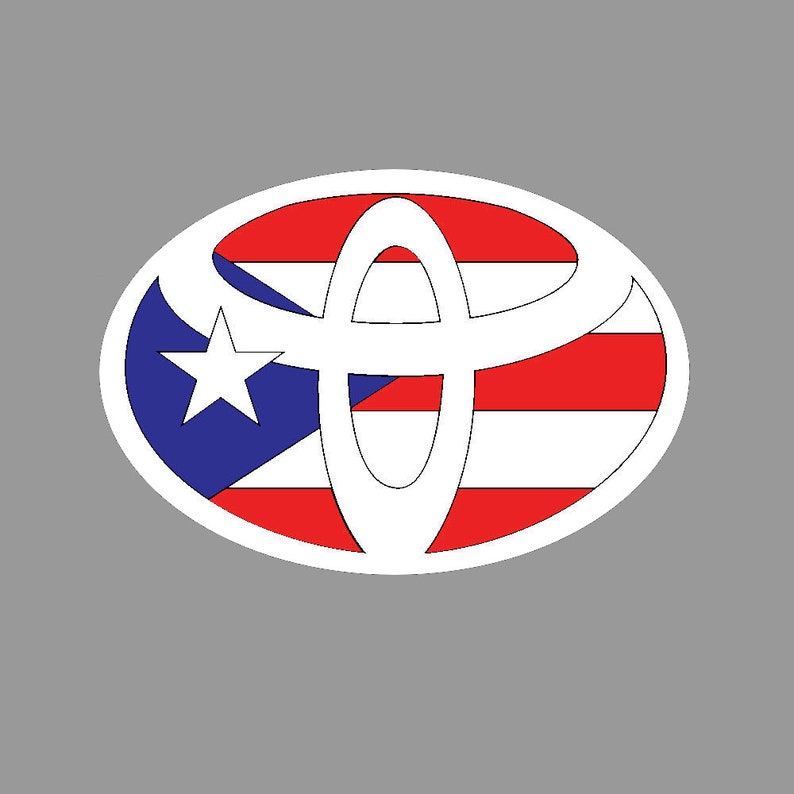 Puerto Rico Flag Vinyl Stickers-decals, Calcomania Bandera De Puerto ...