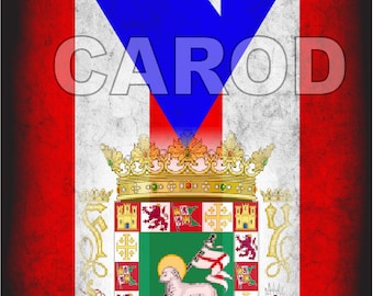 Puerto Rico flag  Coat Of Arms vinyl stickers-decals Escudo de Puerto Rico #11