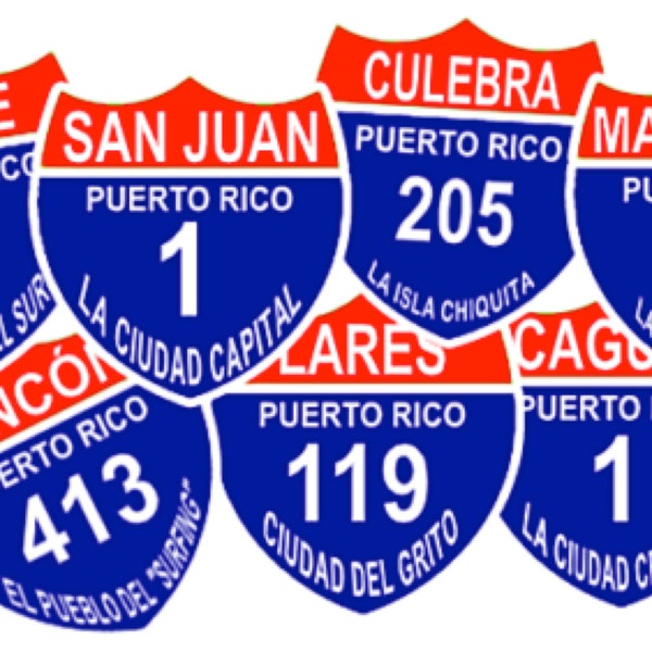 Puerto Rico flag vinyl stickers-decals, Calcomania Bandera de Puerto Rico