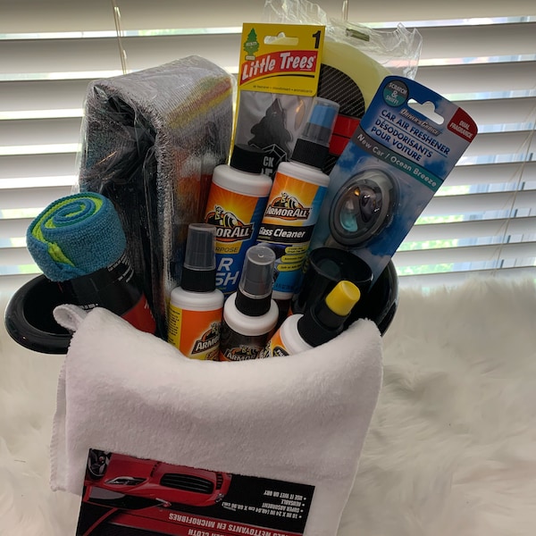 Dad/Brother/Son Gift -Armorall Car Wash Basket