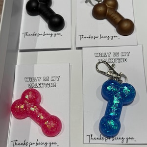 Willy keyring keychain bag charm gift for him her boyfriend girlfriend ride inappropriate valentines fun