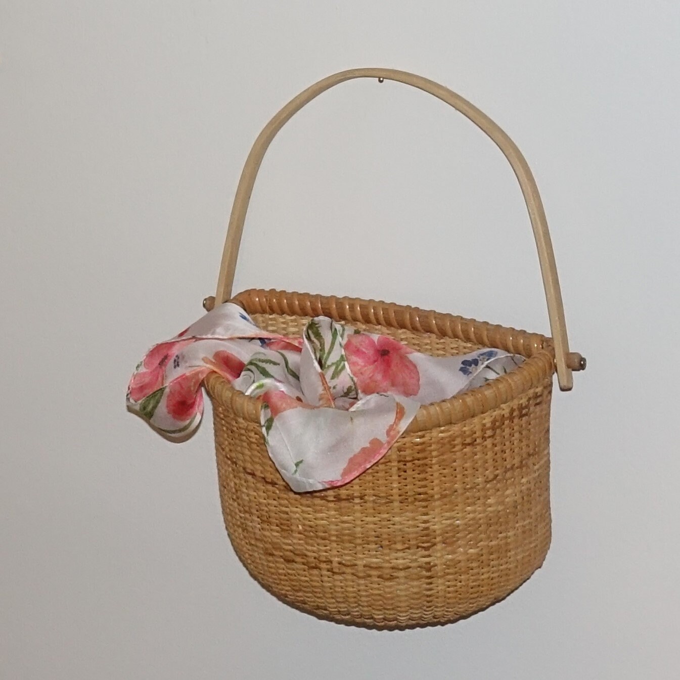 Hanging Wicker Basket Hanging Mail Sorter Vintage Hanging Etsy
