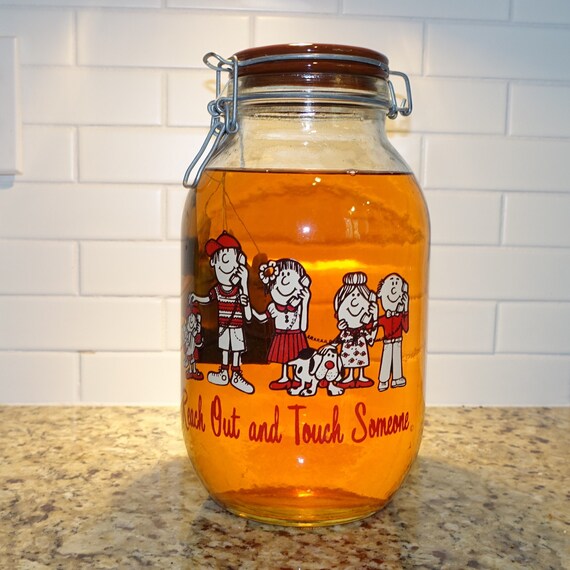 Vintage Sun Tea Jar Ice Tea Jug Glass Gallon Ice Tea Jar Jars