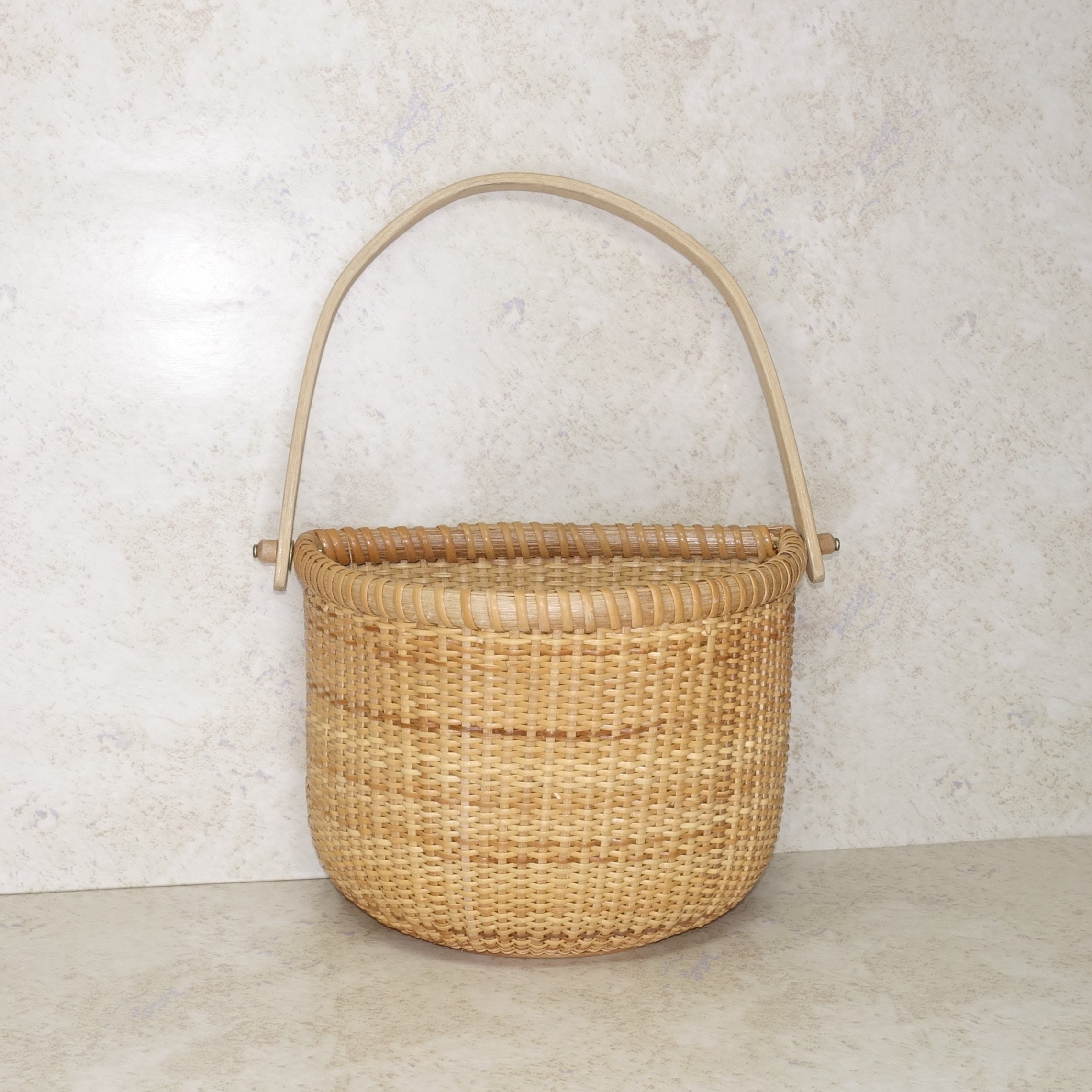 Hanging Wicker Basket Hanging Mail Sorter Vintage Hanging Etsy