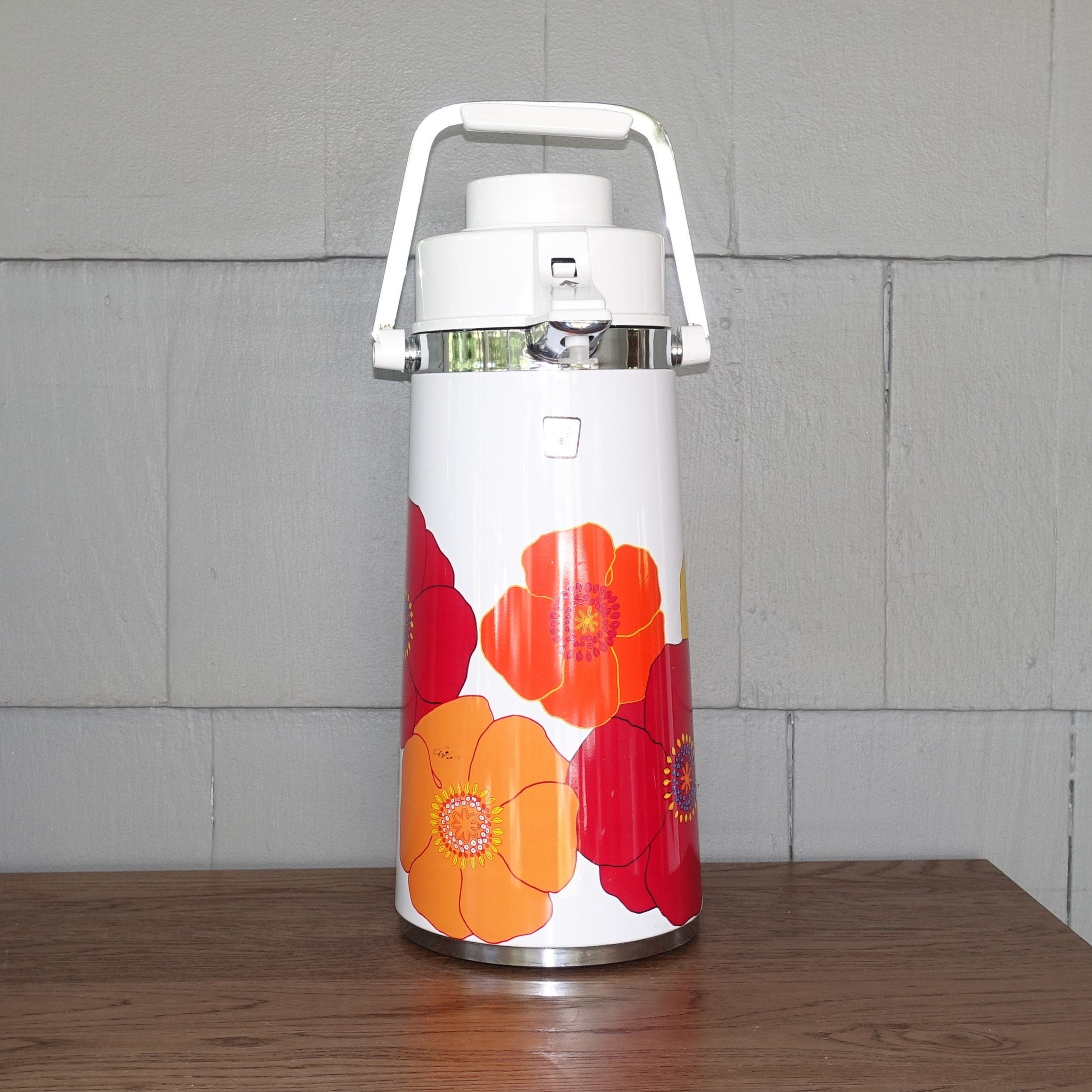 King Air Pump Coffee Thermos Bright 