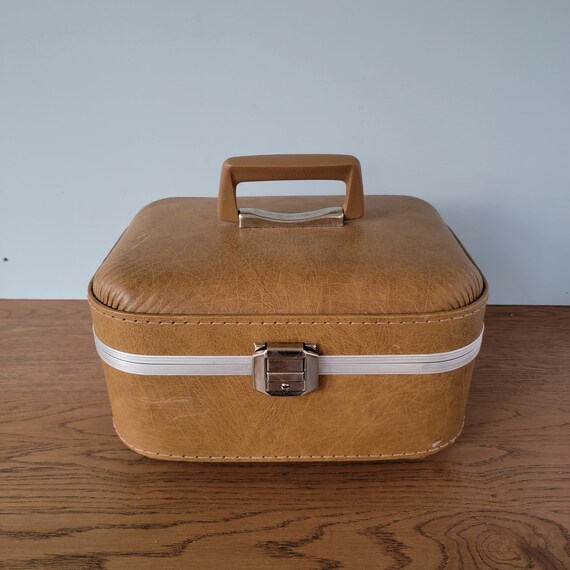 1970s Hardsided Train Case Etsy