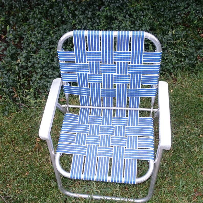 Vintage Aluminum Chair Sunbeam Mid Century bed Lawn Chair Etsy