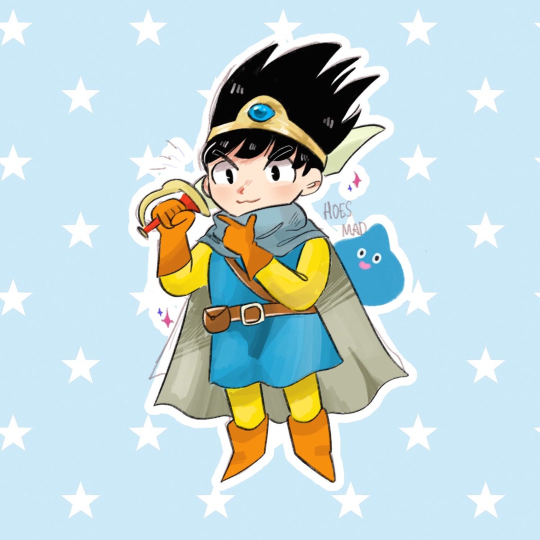 Dragon Quest Erdrick Sticker Etsy