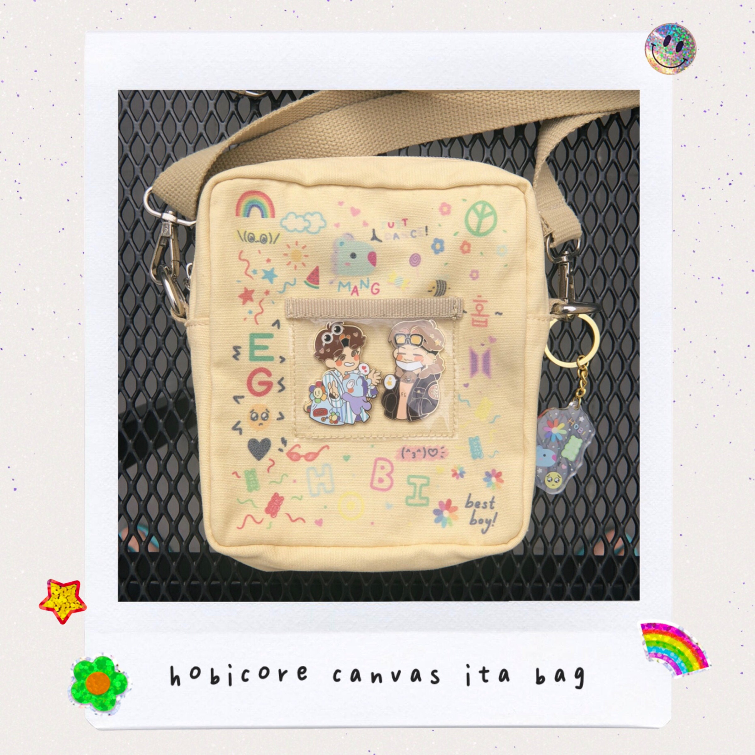 BTS FAN 2 Sling Bag Katsa Canvas Crossbody Tote Bag Eco Friendly Korean  Women High Quality Trendy | Shopee Philippines