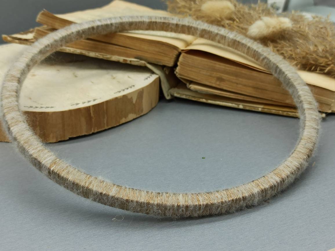 Wooden Hoop Macrame Hoop Wall Hanging Wrapped Rope Round Etsy