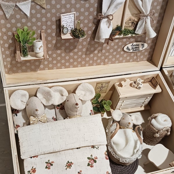 Dollhouse Suitcase |  Suitcase for Maileg Mice