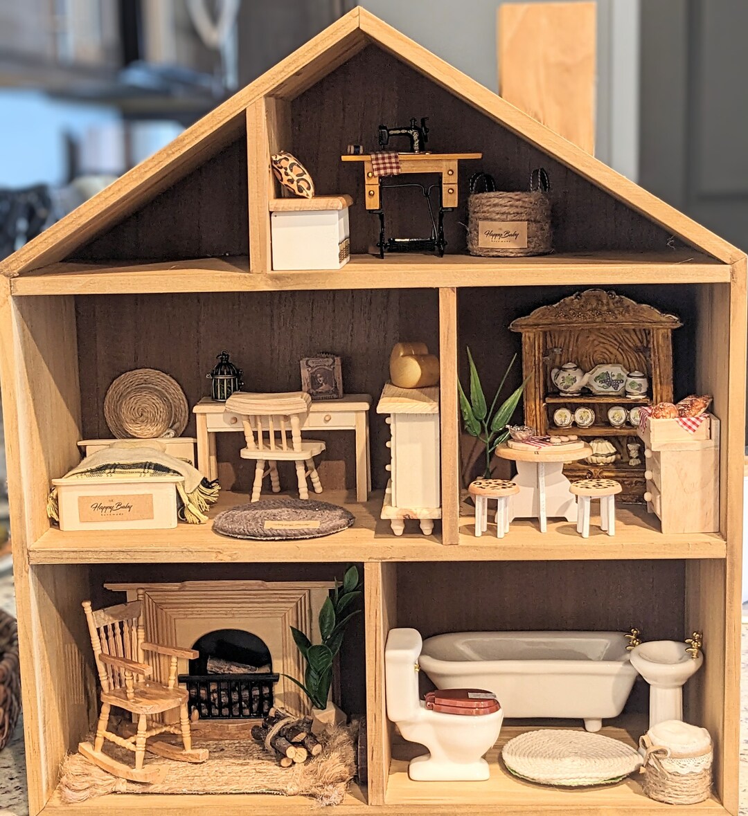 Vintage Dollhouse 112 Vintage Miniature Furniture Etsy