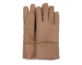Handmade Sheepskin Shearling Gloves | Women's Winter Warm Fur-Lined Gloves