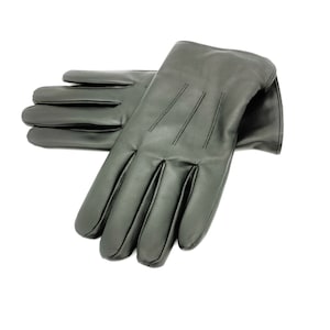 Men&#39;s Classic Line Touchscreen Leather Gloves