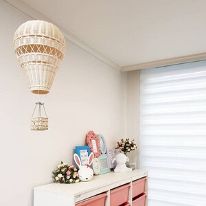 Rattan Hot Air Ballon Decor