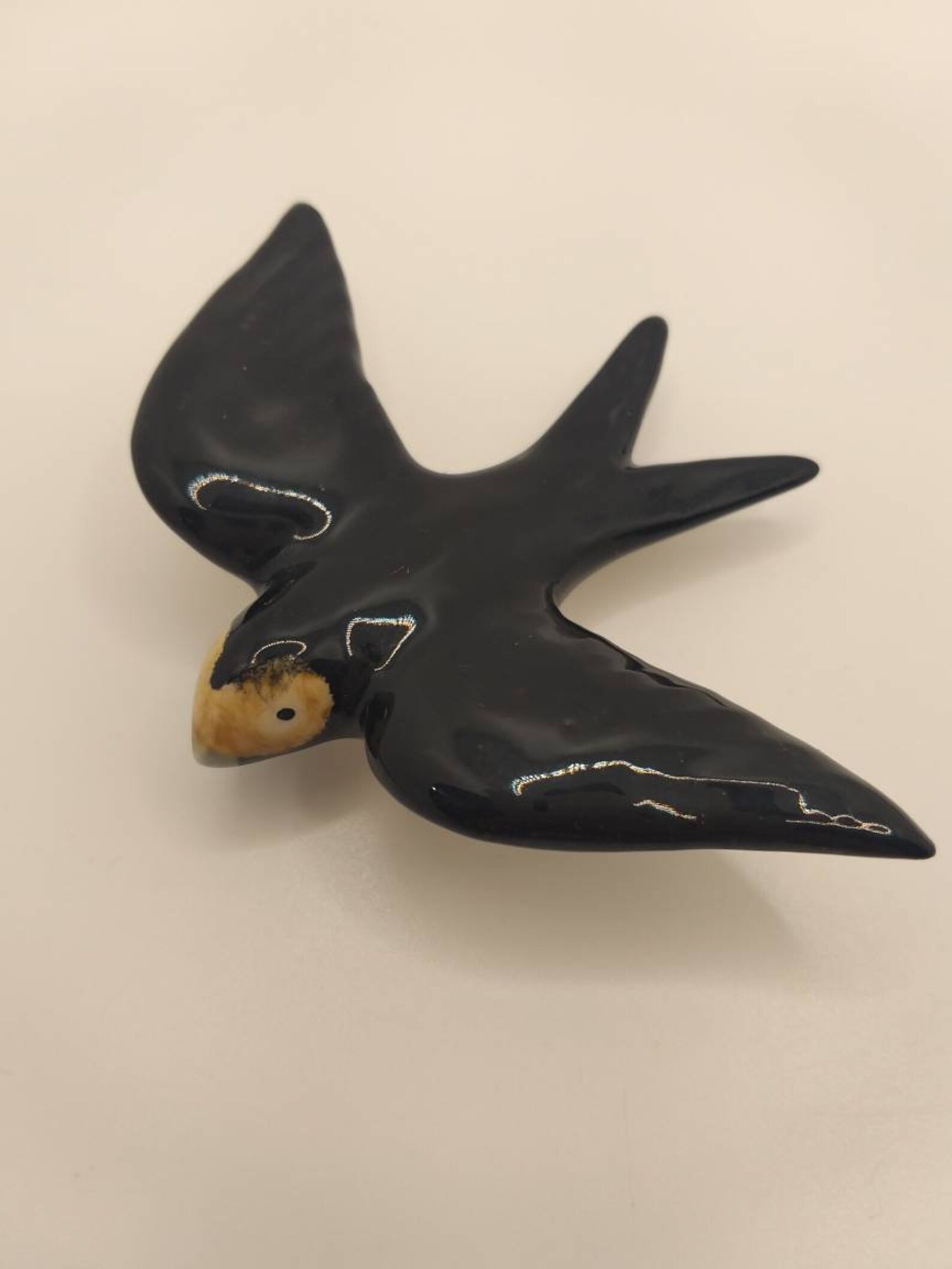 Set of 2 small swallows. Ceramic swallow. Decor. Portuguese Etsy