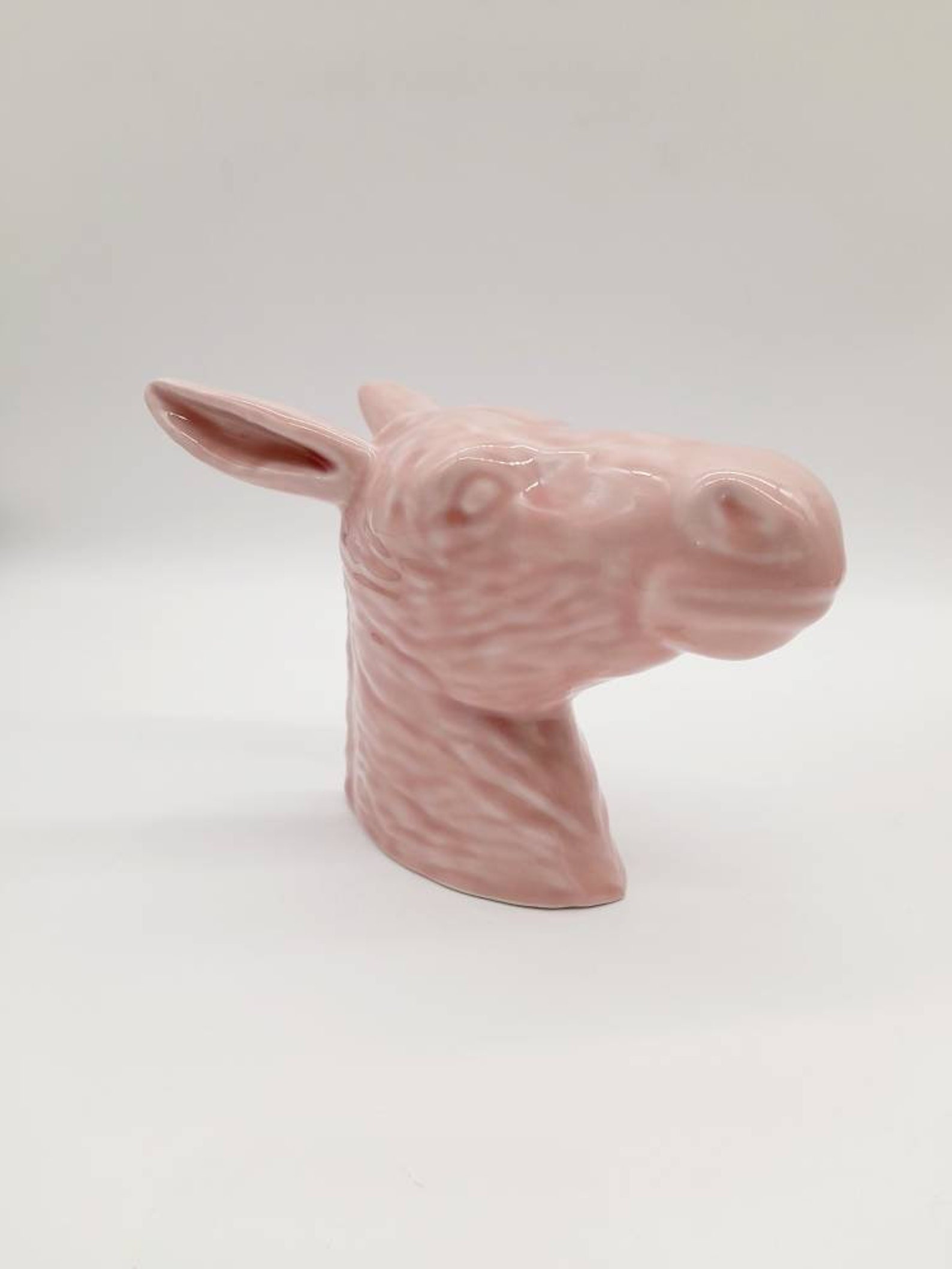 Ceramic Animal Head. CERAMIC Donkey Portuguese Handmade Etsy