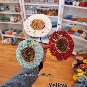 Amazing Ceramic Flowers Best Seller in Our Shop Vivid Colors. Ceramic Poppy Flower. image 9