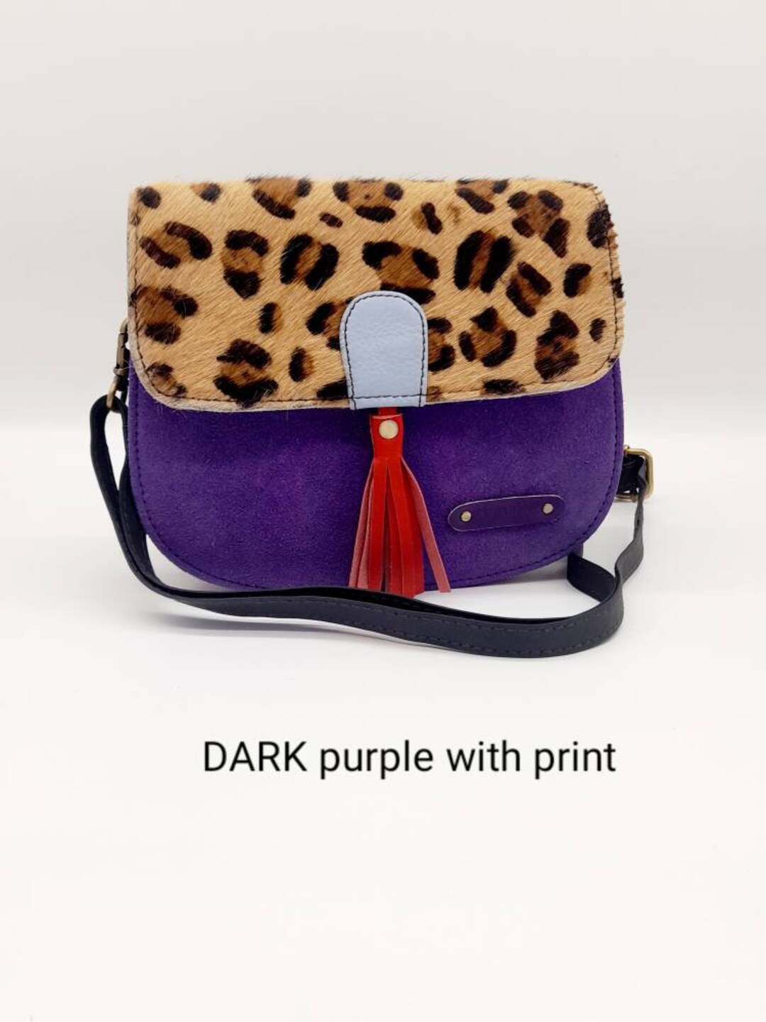 GENUINE Leather Bag. Crossbody Bag. Recycled Leather. Unique Etsy