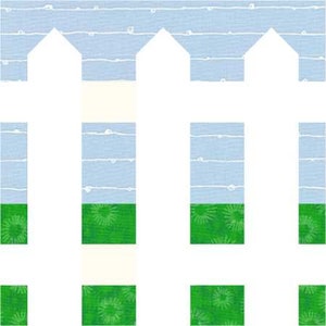Good Fences PDF Quilt Block Pattern