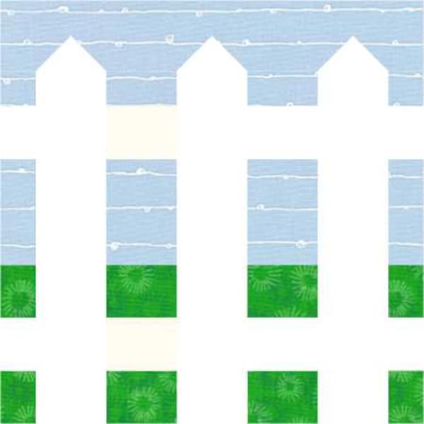 Good Fences PDF Quilt Block Pattern