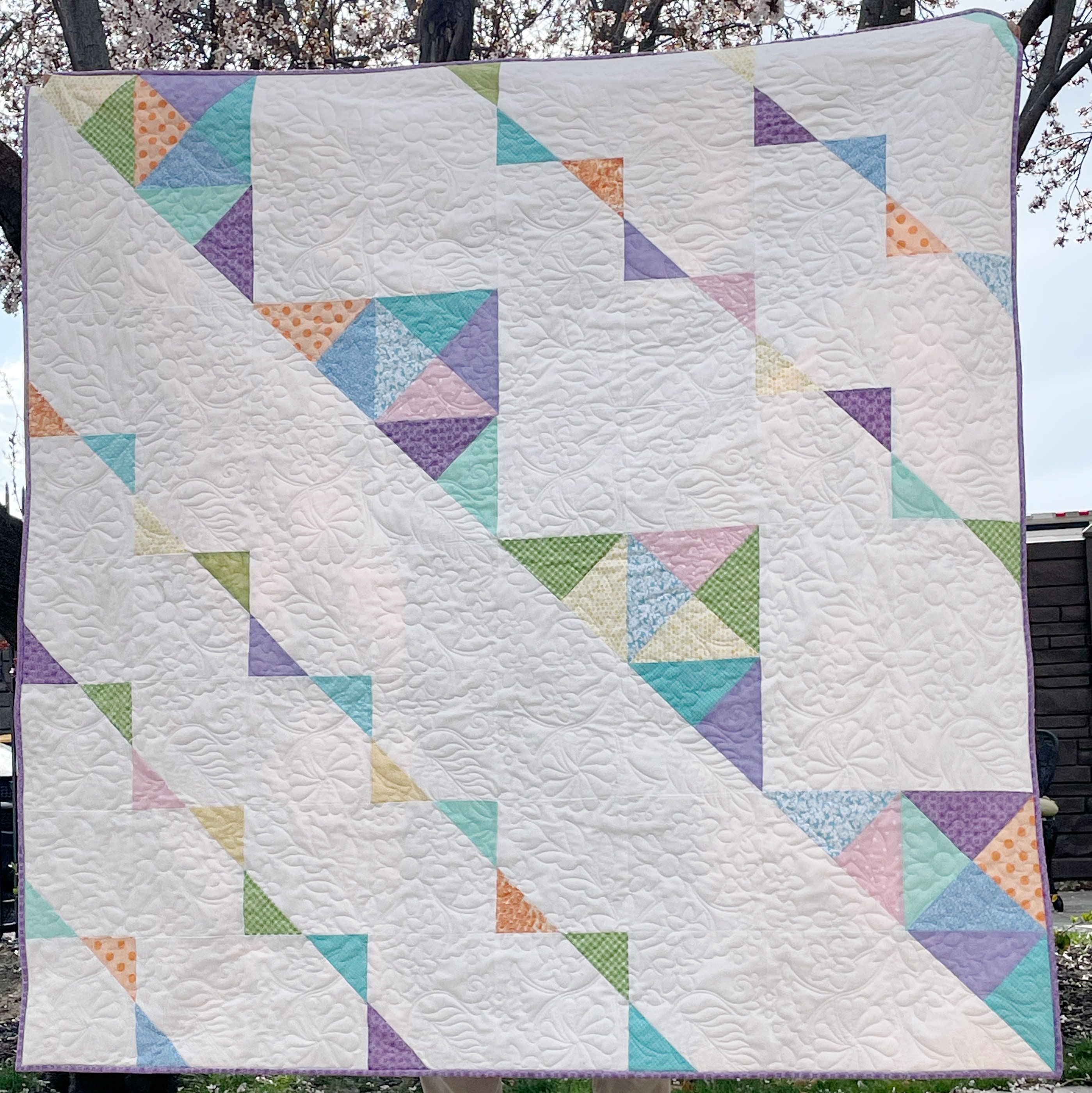 Craft Supplies & Tools Tri Again PDF Quilt Pattern by Oh Kaye Quilting ...