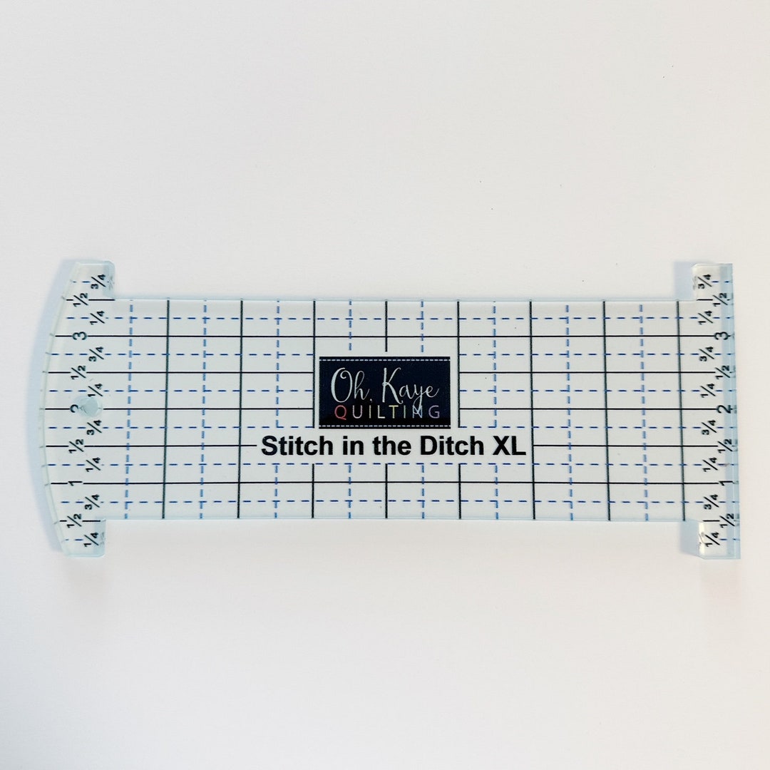 Stitch in the Ditch XL Longarm Ruler Etsy