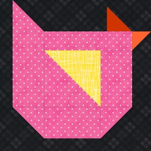 Chubby Chicken Quilt Block
