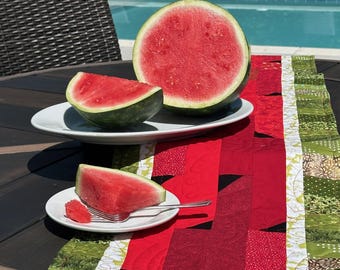 Wassermelone Tischläufer PDF Pattern