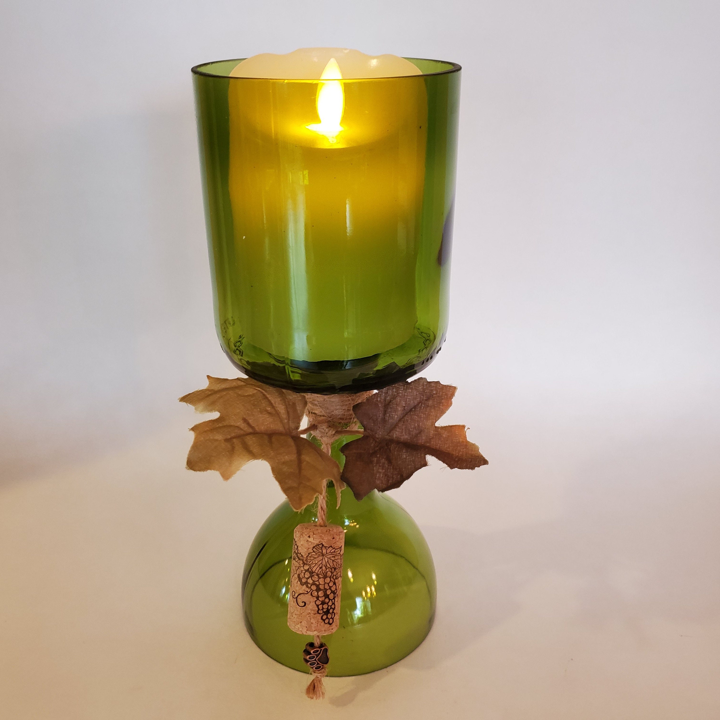 Upsidedown wine bottle multipurpose holder Etsy