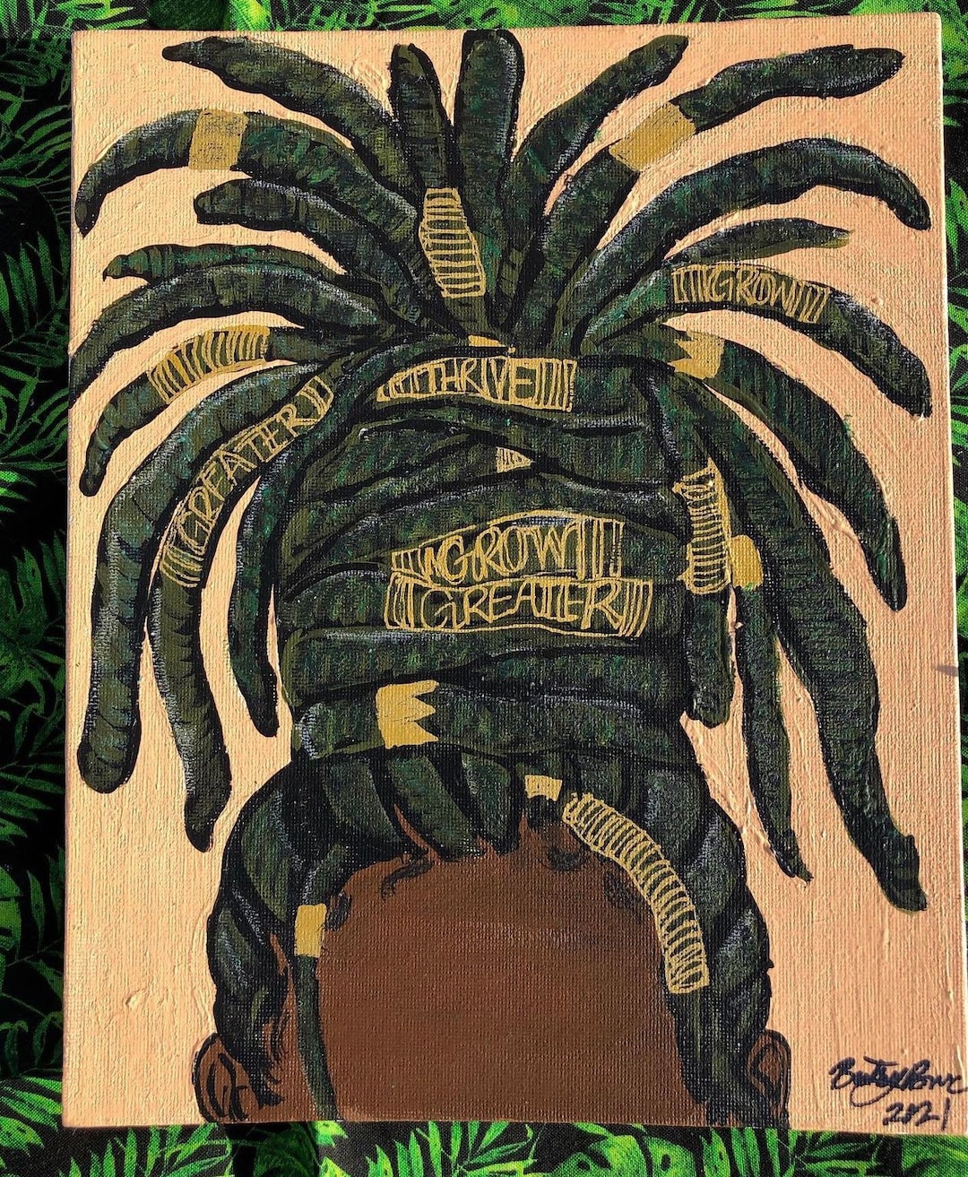 Digital Download Print, Loc Queen,black Woman Locs, Unique Home Decor