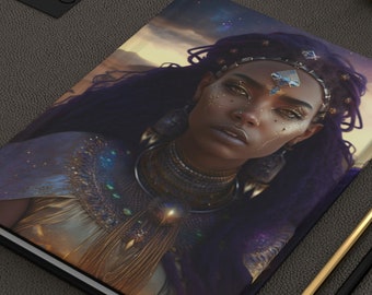 Sisters - Beautiful Empress Princess Fantasy Sci-fi Art Hardcover Journal Matte