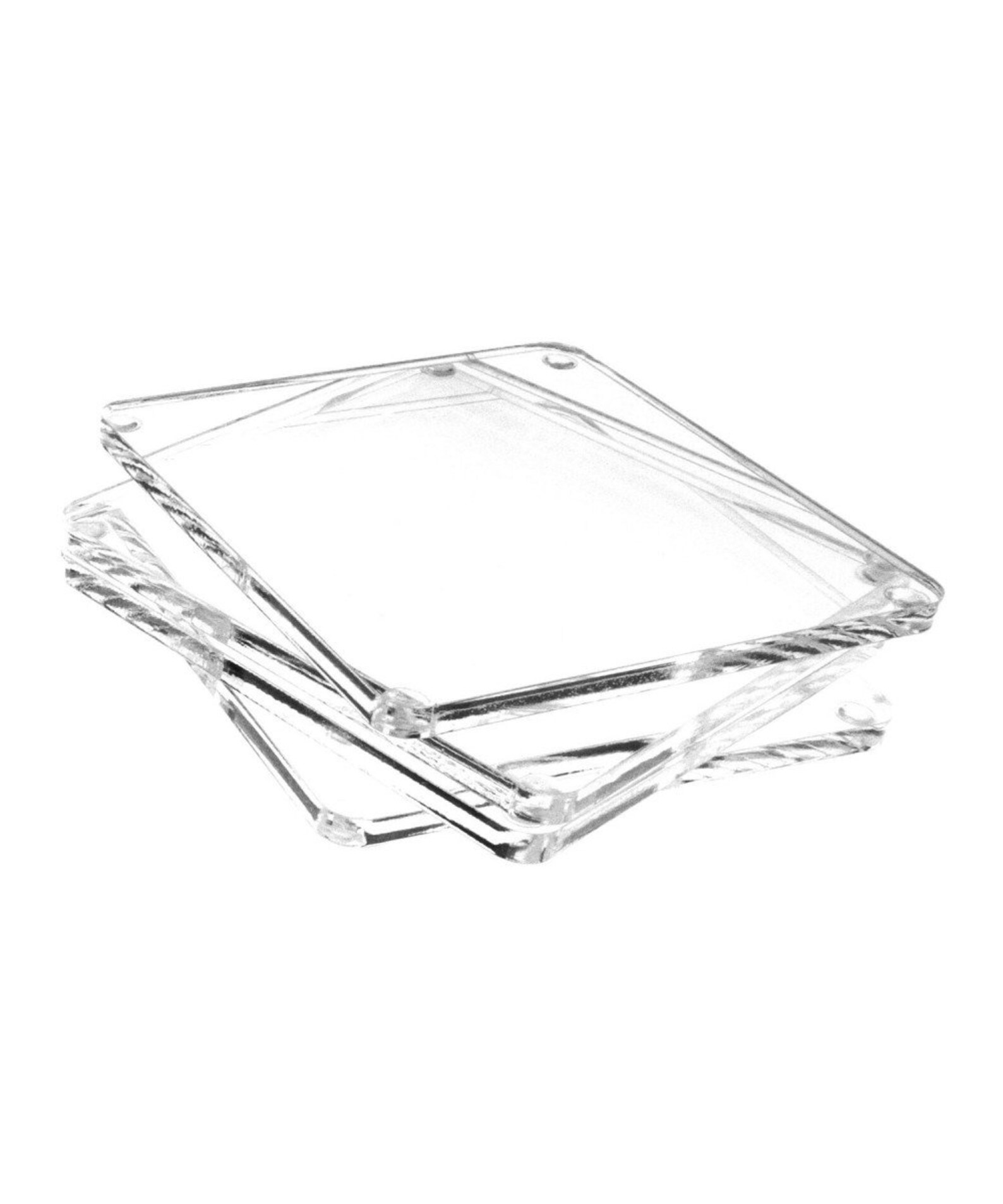 Clear Acrylic Coasters & Holder Made in the USA Etsy Singapore