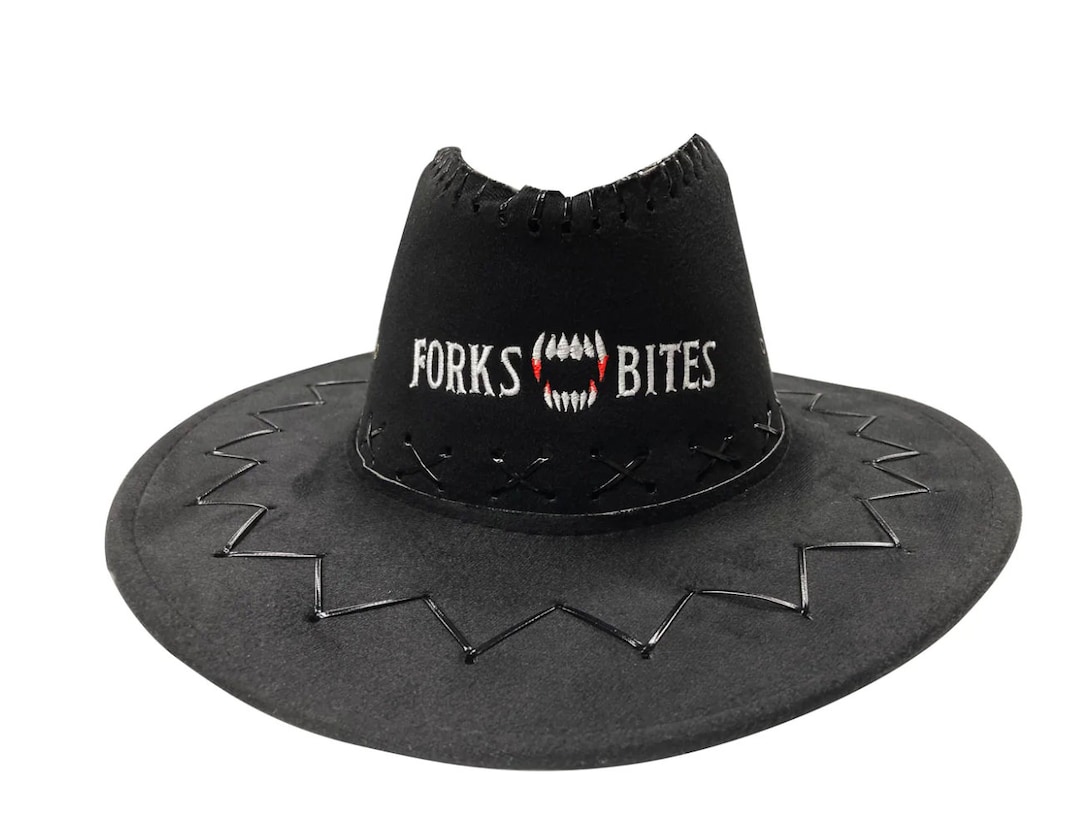 Forks Bites Cowboy Hat Are You a Fan of Twilight Ships From Etsy