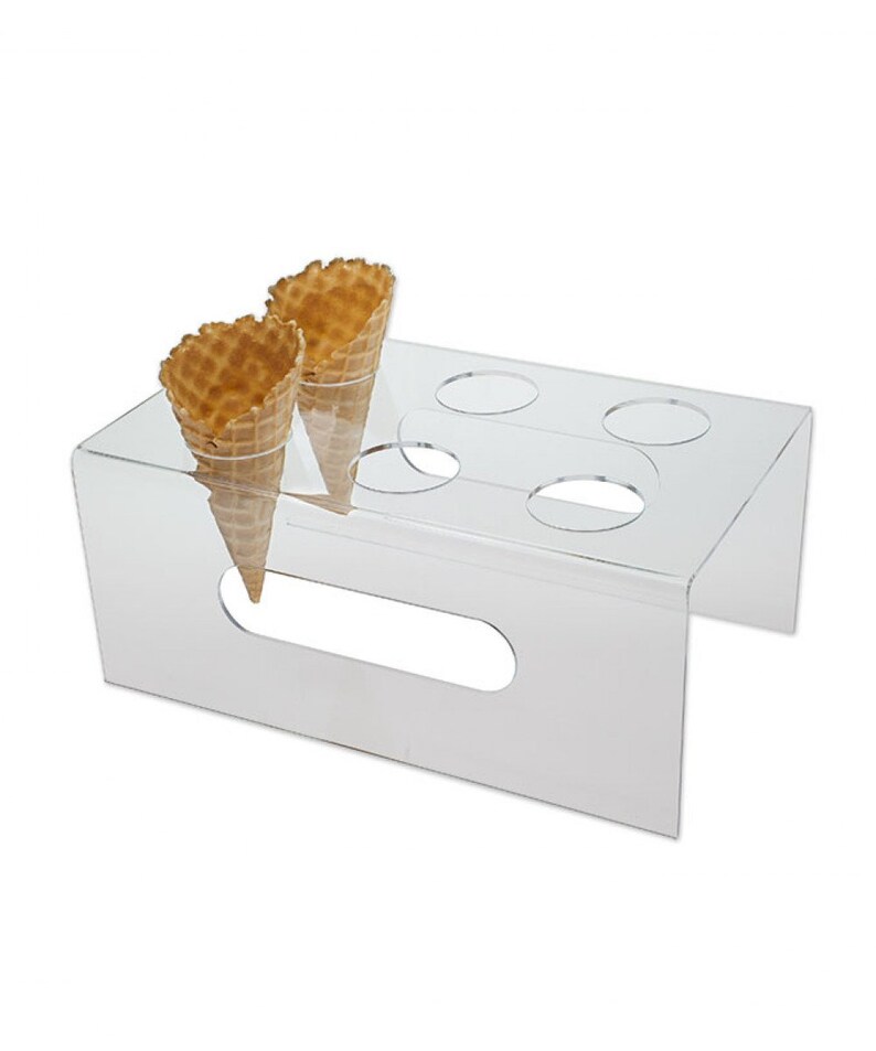 Ice Cream Cone or Snow Cone Holder With Handles Made in the Etsy