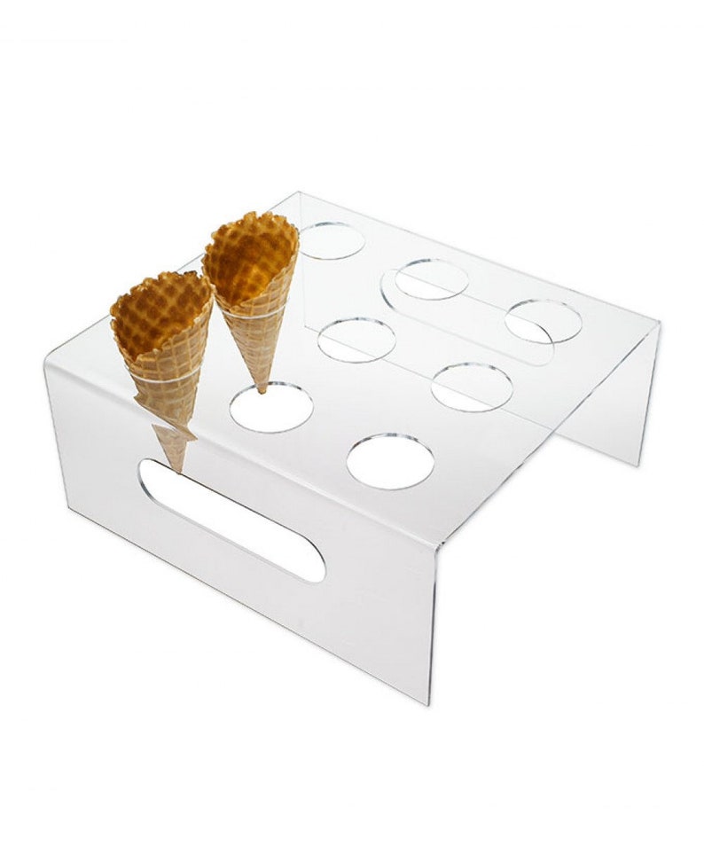 Ice Cream Cone or Snow Cone Holder With Handles Made in the Etsy