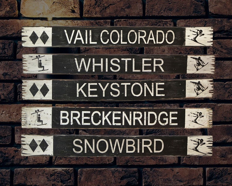 Gift for Snowboarder Gift for teen Ski Resort Wood Signs Ski Cabin Decor Ski Bum Gift Snowboard Signs Wood Sign Gift for Skier