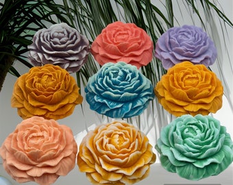 Peony Soap, Big Peony Soap, Flower Soap, Flower Soap, Gift for Gardeners