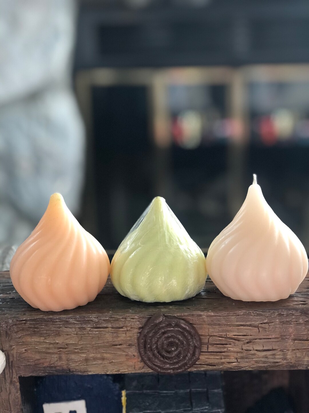 Pyramid Candles. Figured Candles. Soy Candles. Set of Candles Plus ...