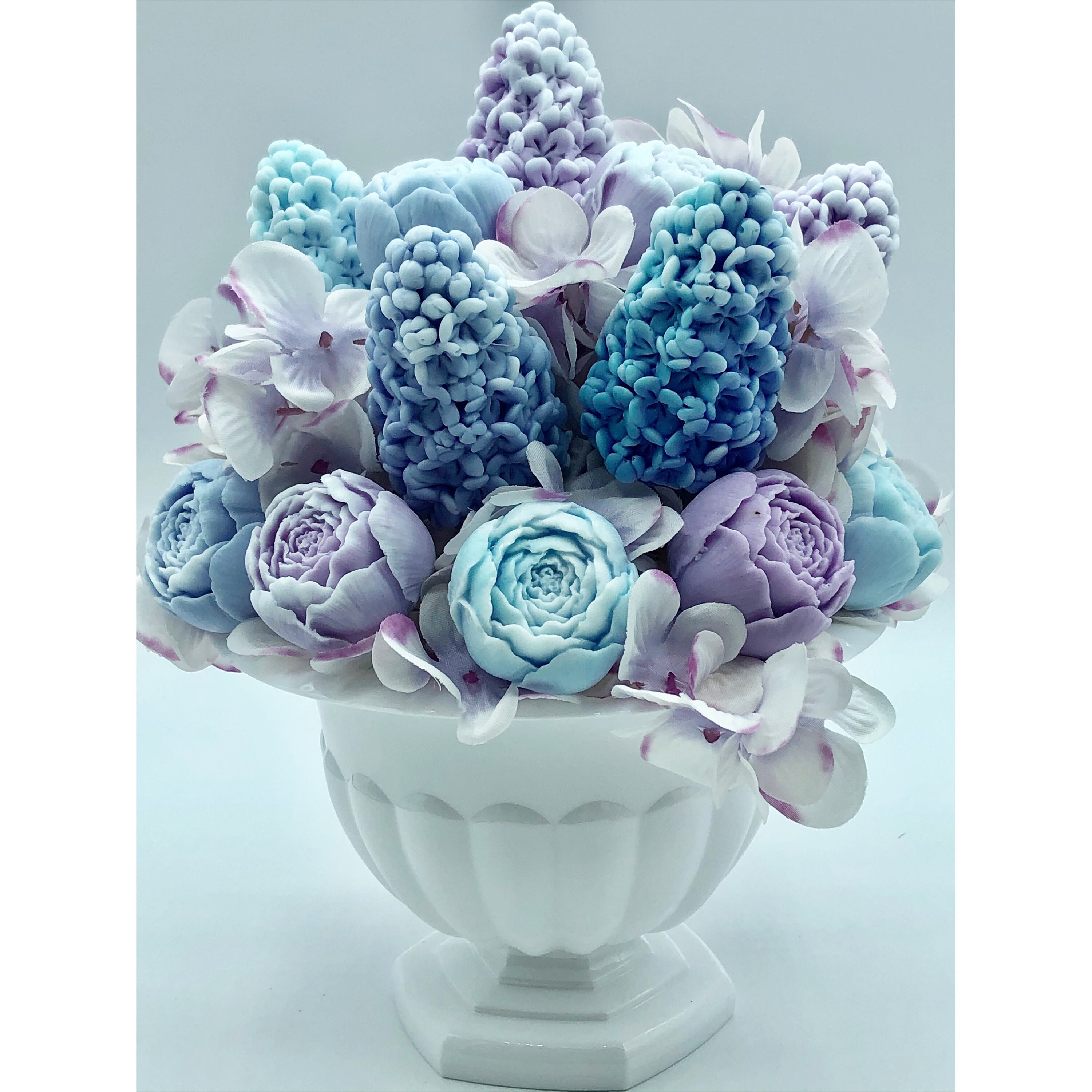Soap flowers bouquet. A bouquet of lilacs from soap. Handmade Etsy