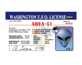 Area 51 Fake Id